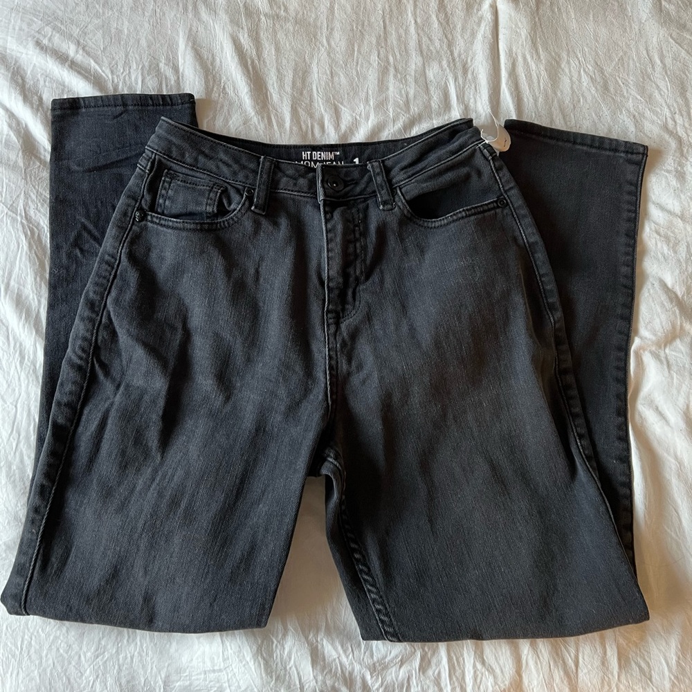Hot Denim Black Mom Jeans